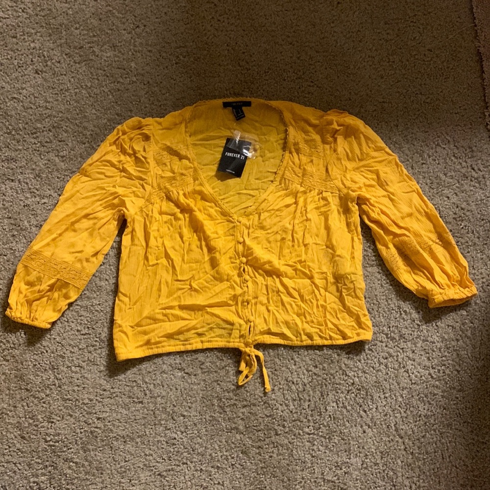 Forever 21 Long sleeve woven top